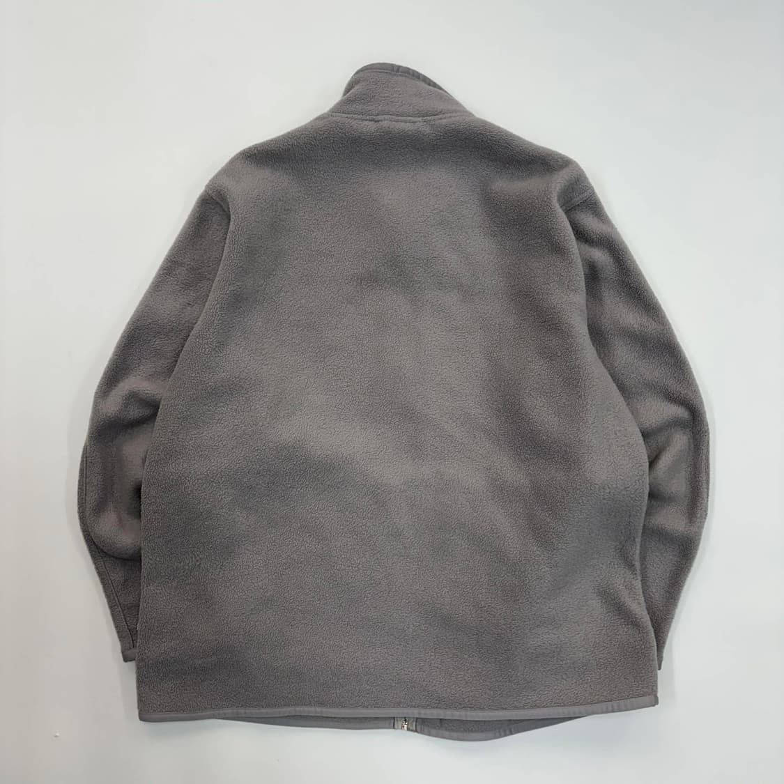 아디다스 00s 일본판 연그레이 플리스 자켓 대장급 후리스 희귀져지(L) 상품이미지3