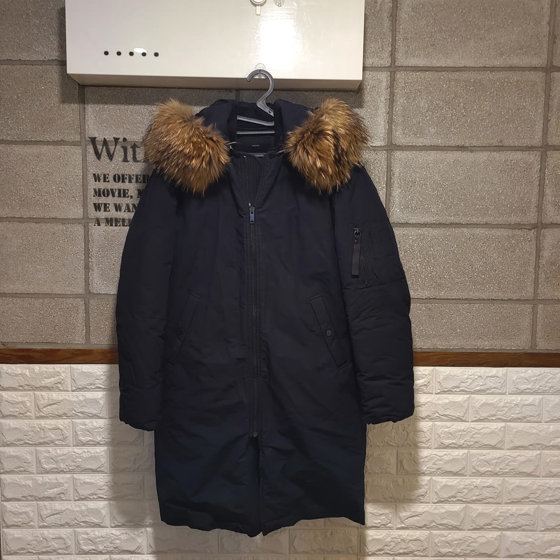 비이커 라쿤퍼 패딩코트 100 상품이미지1