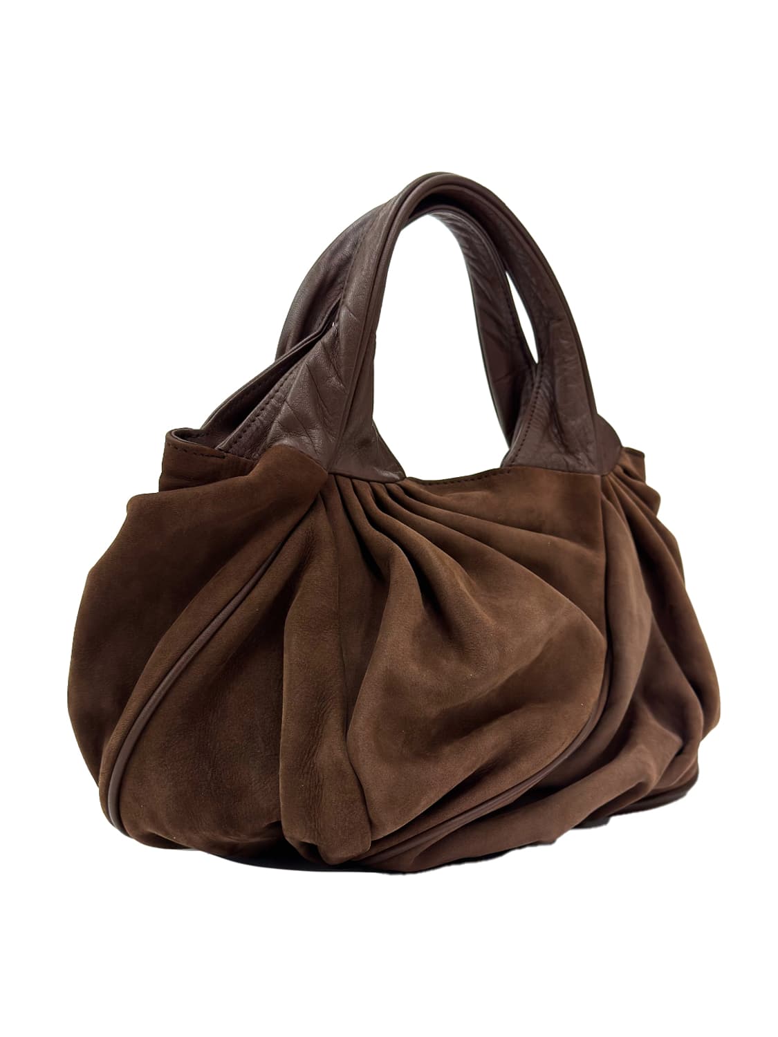 i ro se Suede Gathered Mini Bag 상품이미지3