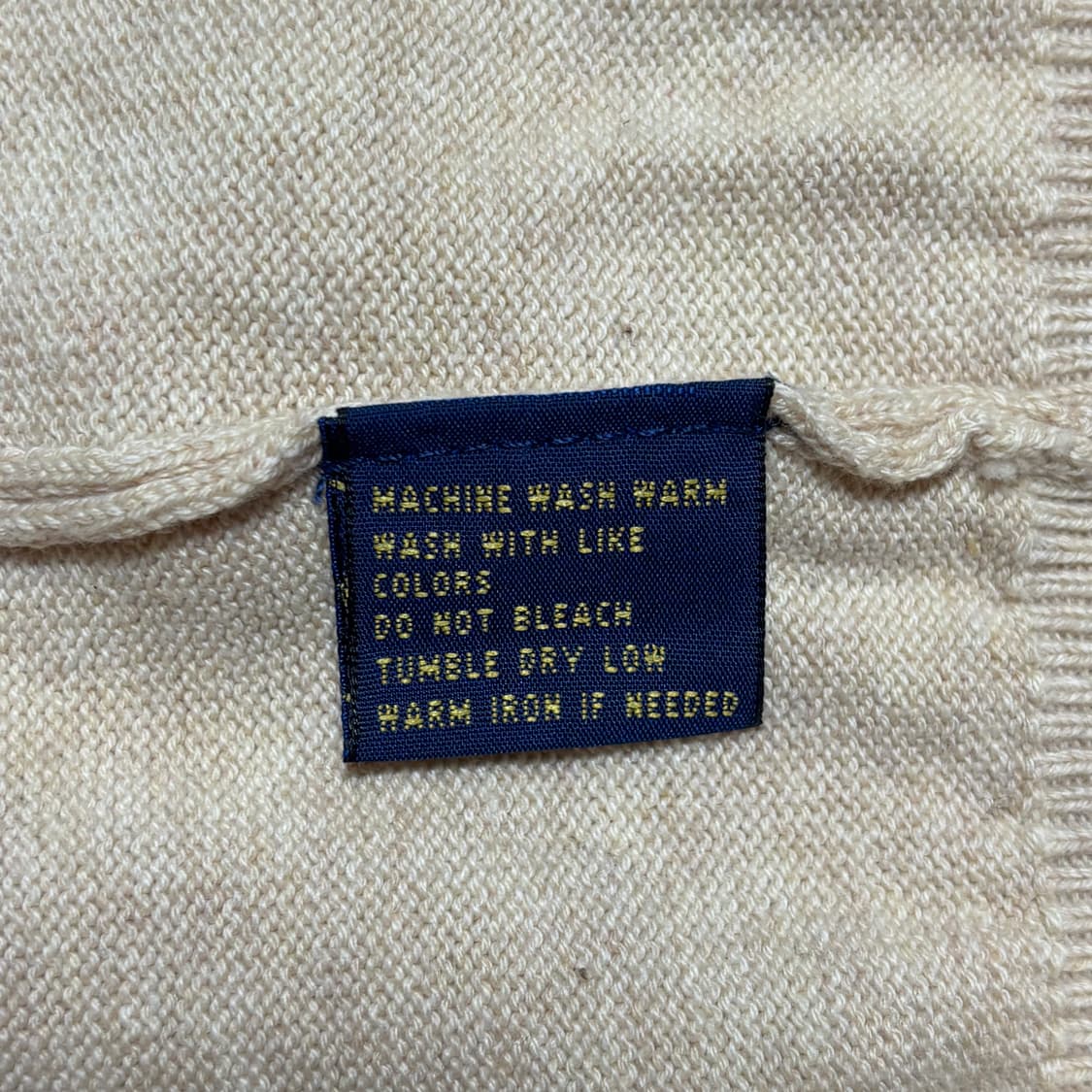 L 폴로랄프로렌 베이지 코튼 니트 상품이미지5