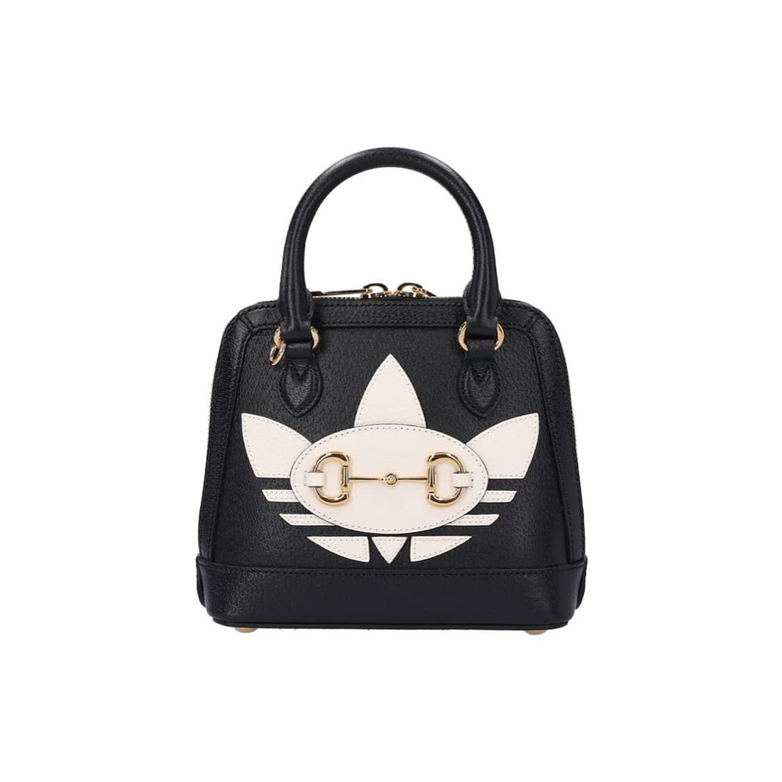 구찌 x 아디다스 677212 홀스빗 1955 탑핸들 미니백 레더 블랙 상품이미지10