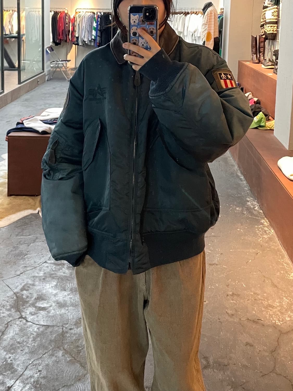 알파인더스트리 빈티지 항공점퍼 H237 상품이미지1