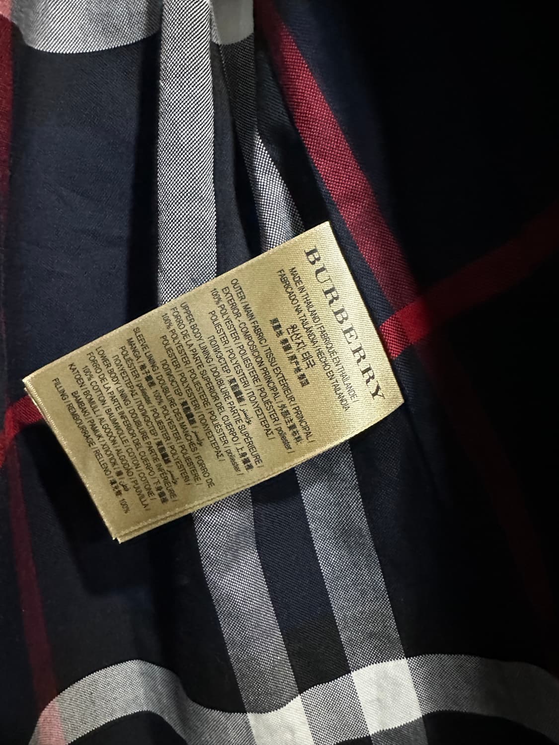 버버리 나일론 여성트렌치코트 uk6 상품이미지6