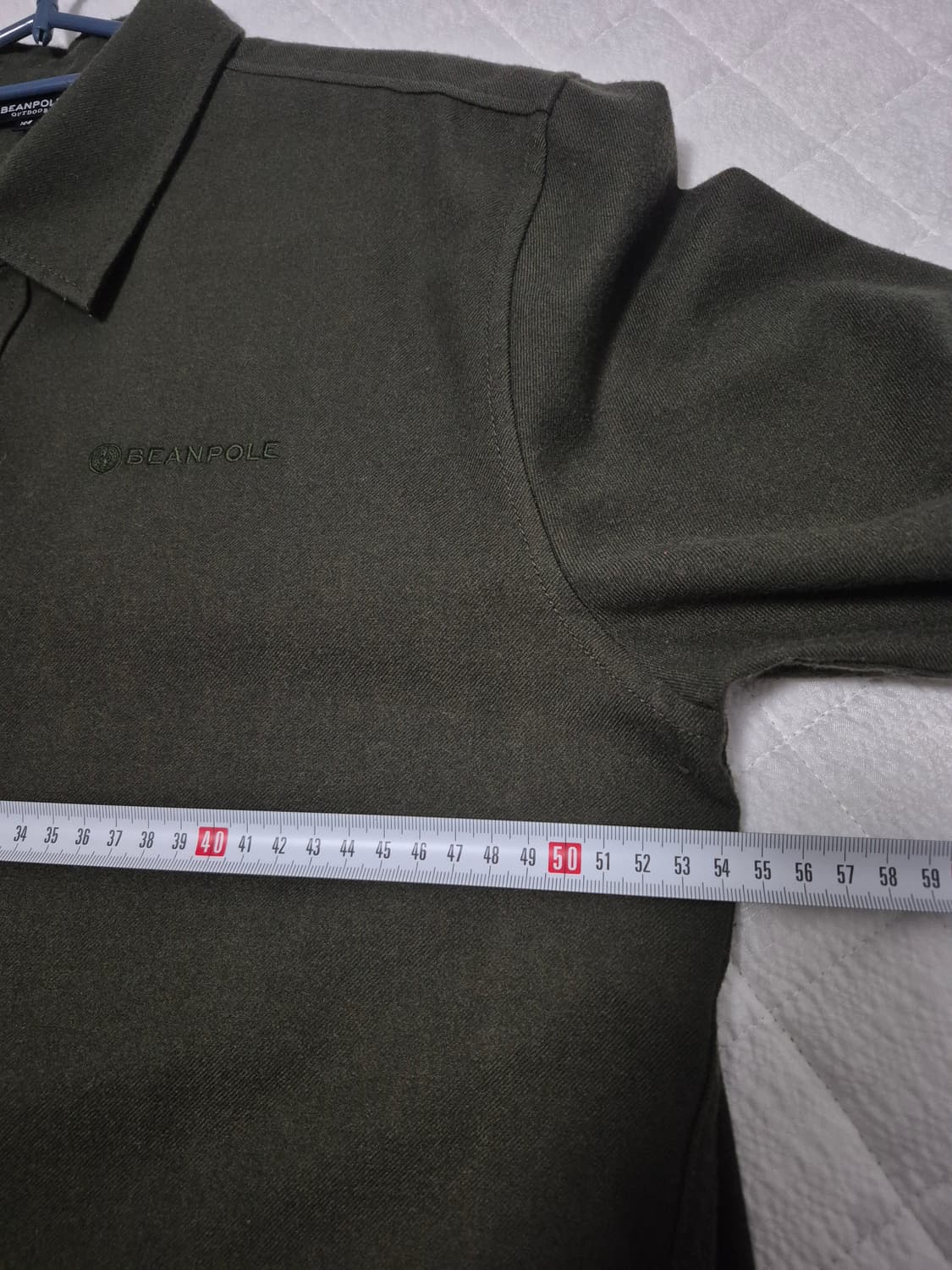 빈폴 셔츠 남성용 긴팔 카키색 남성 105사이즈 상품이미지8