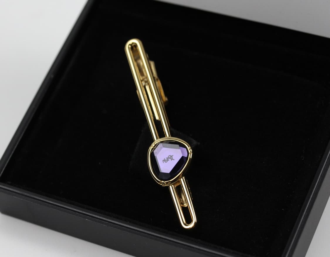 입생로랑 A등급 5.1cm 남자 명품 넥타이핀 빈티지 상품이미지1