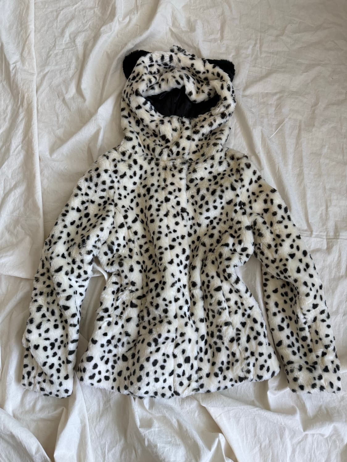 호피갸루 레오파드 나나 펑크 퍼 자켓 상품이미지1