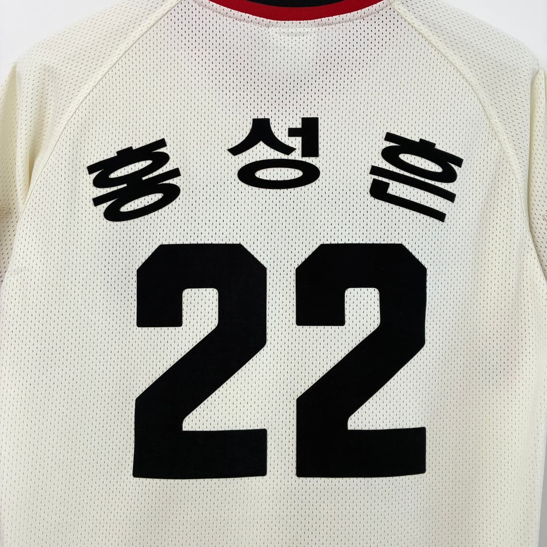 두산베어스 홍성흔 마킹 올드 레트로 홈 유니폼 상품이미지6