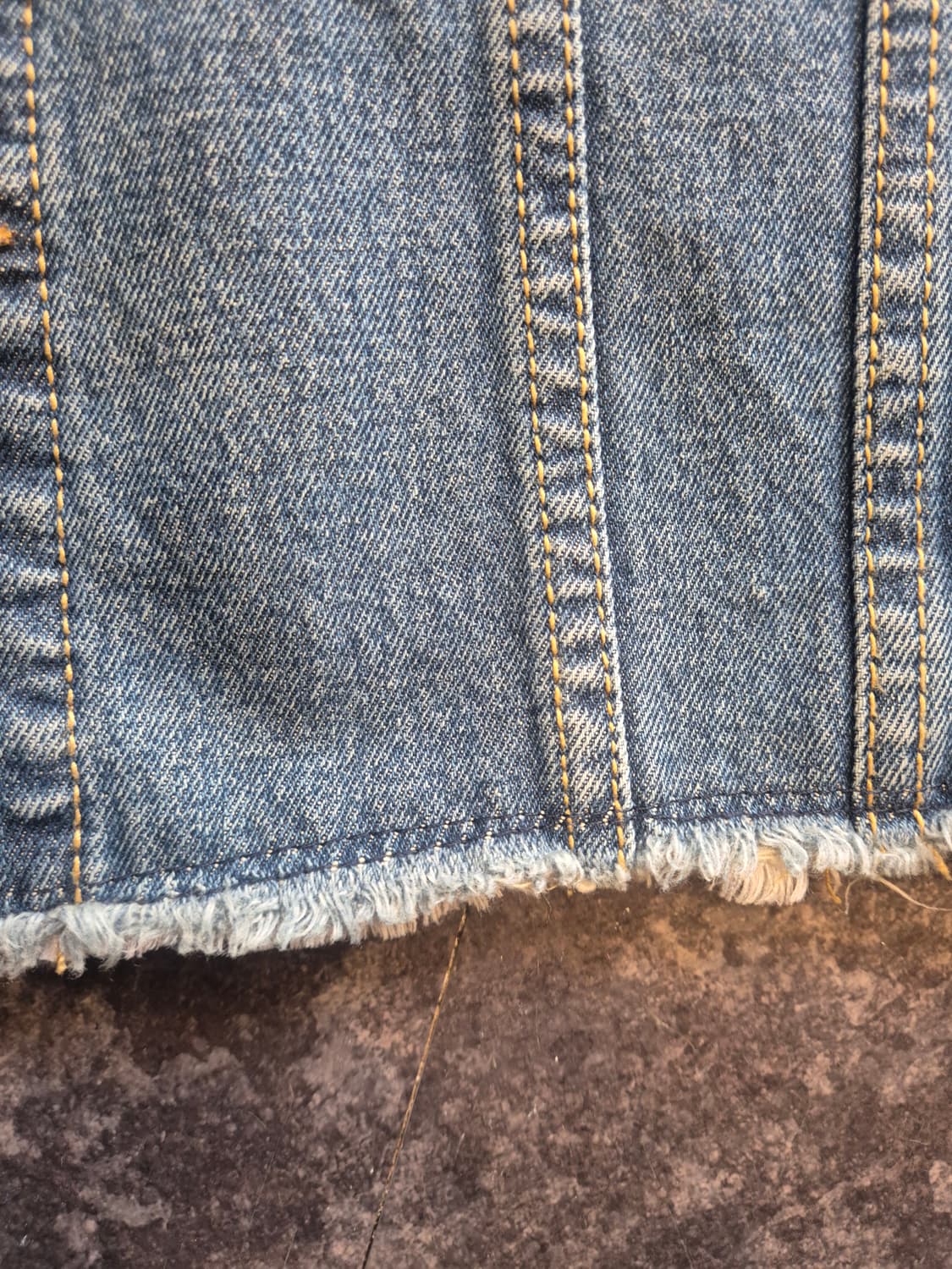 인비저블(INVISIBLE) 빈티지  데님 자켓  - XXL 상품이미지5