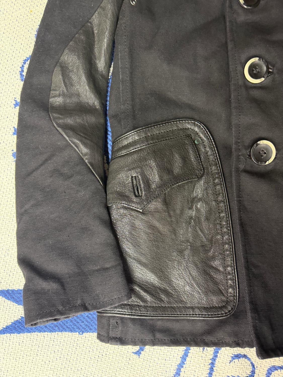 빨 질레리 가죽 피코트 (made in italy) 상품이미지4