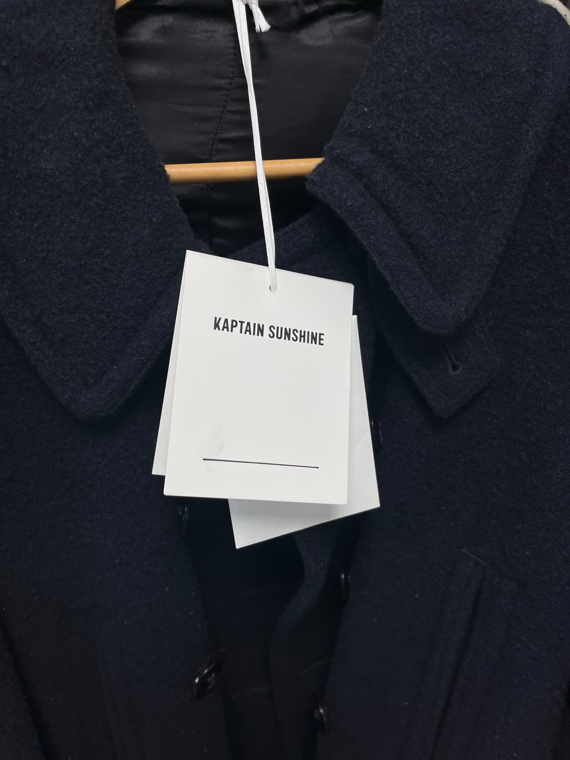 22aw 캡틴선샤인 피코트 네이비 / 38 상품이미지4