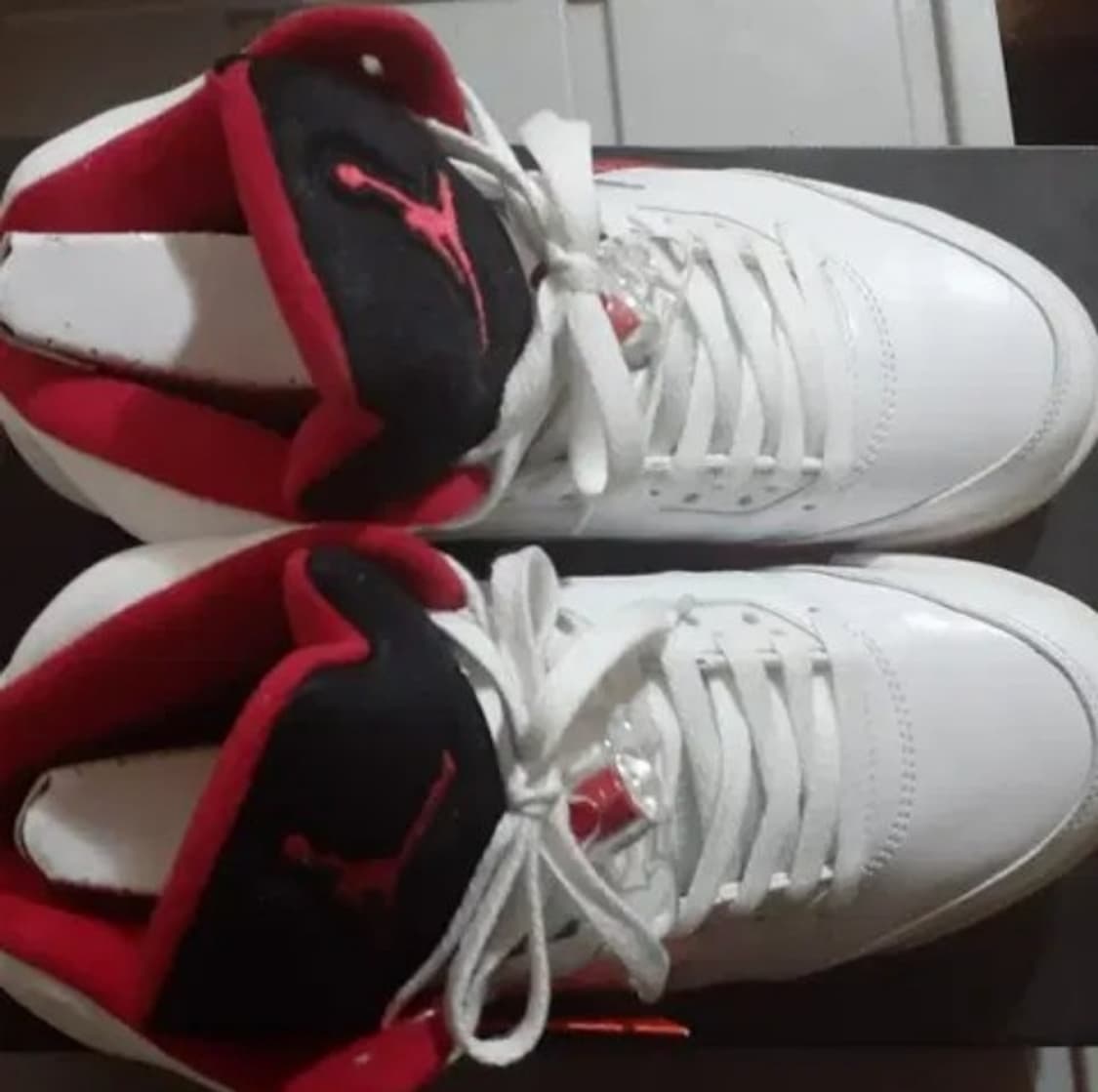 미착용 조던 5 레트로 파이어 레드 블랙 텅 2013  상품이미지5