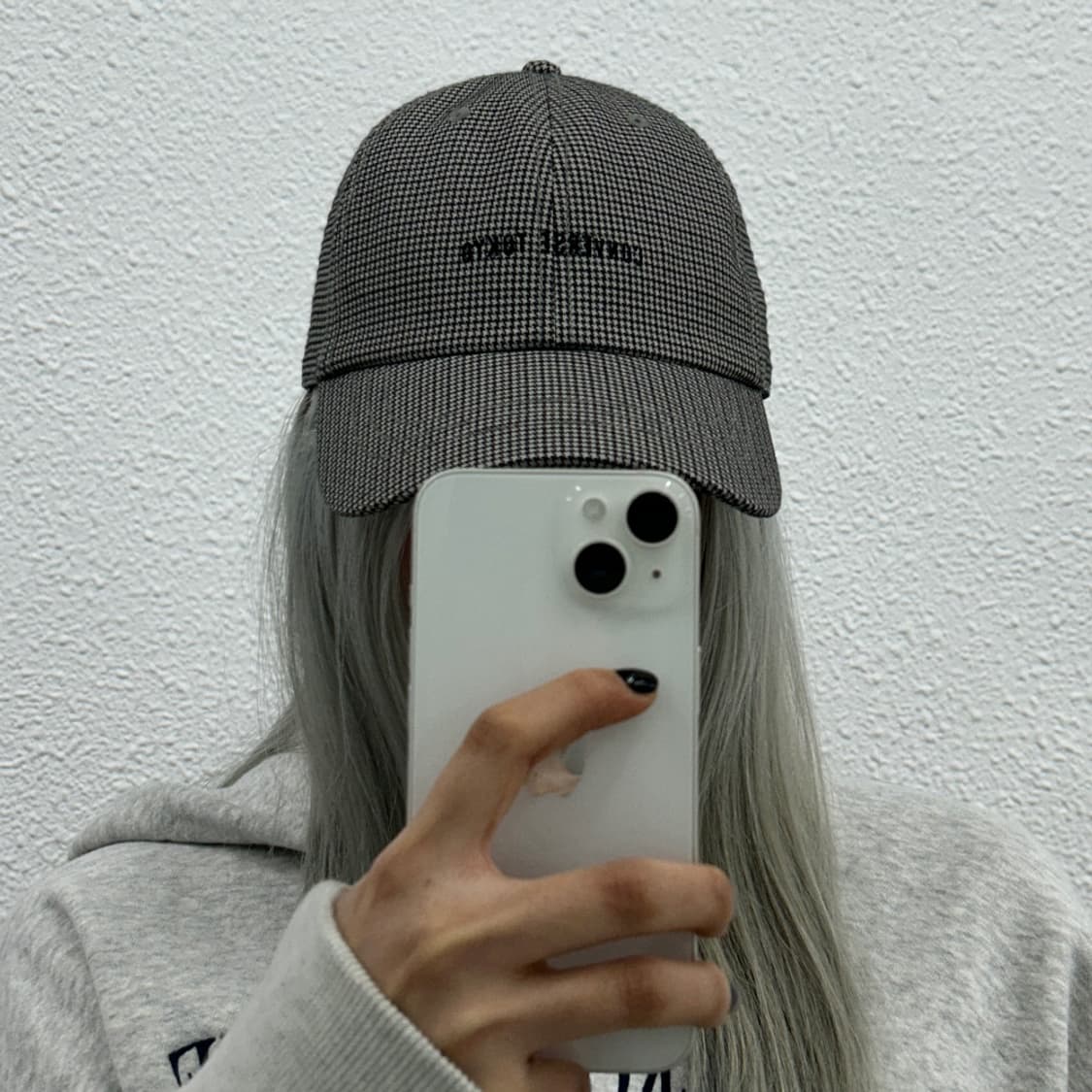 컨버스 도쿄 재비체크 블랙 볼캡 상품이미지1