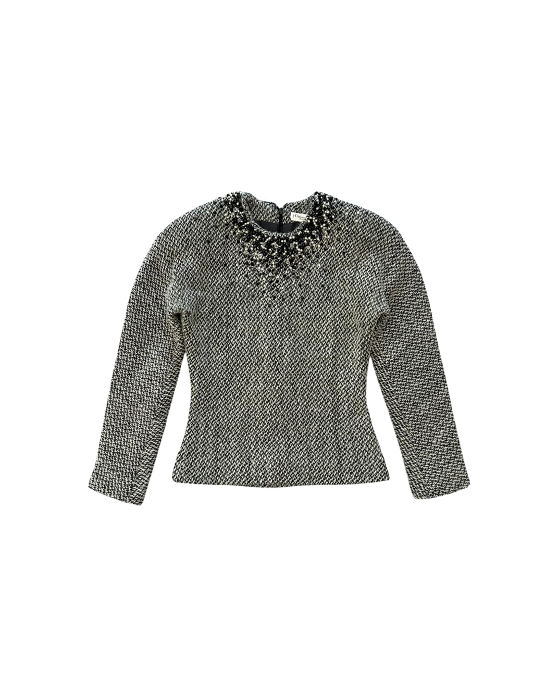 크리스찬 디올 by 지안프랑코 페레 90s 비즈 니트 탑 & 스커트 셋업 상품이미지5