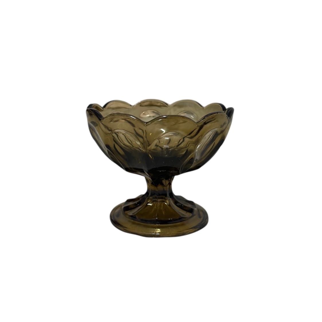 앰버 글라스 풋드 보울 상품이미지1