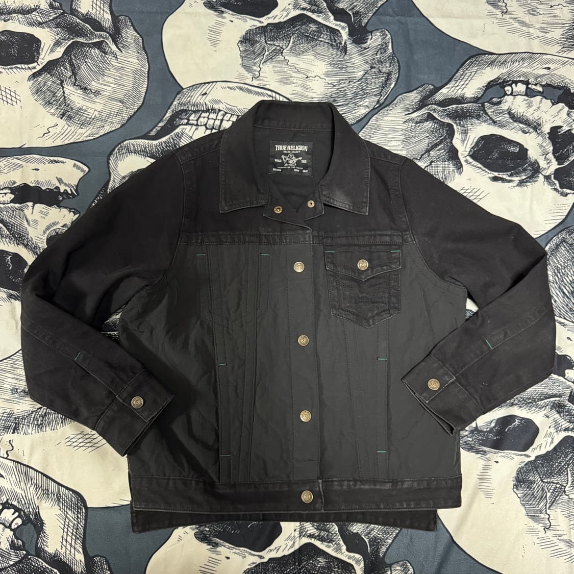 트루릴리전 흑청데님자켓 95M사이즈 상품이미지1