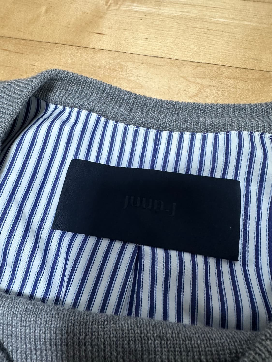 준지 셔츠 레이어드 니트 L사이즈 상품이미지3