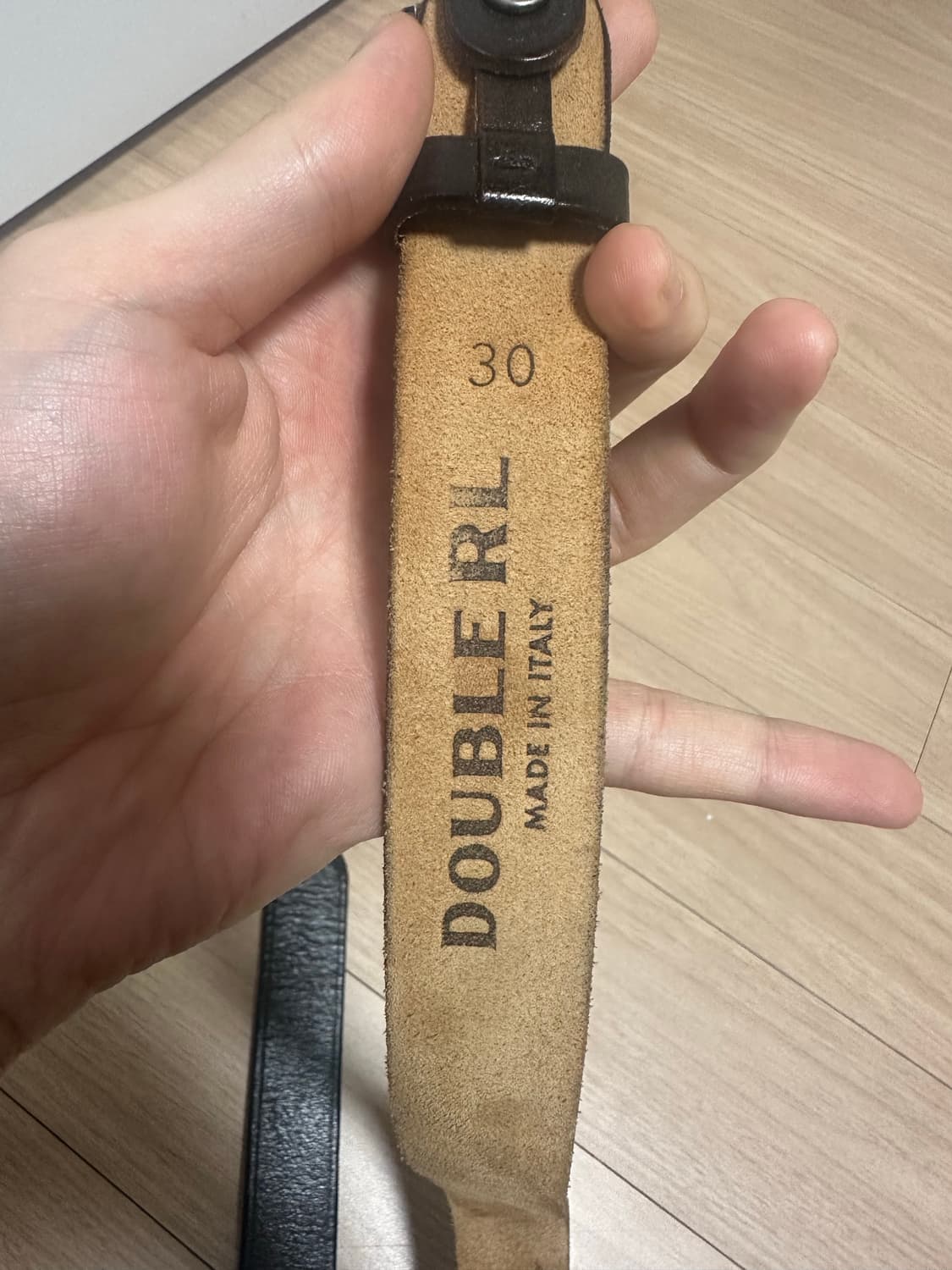 더블알엘 빈센스 벨트 30 블랙 상품이미지3