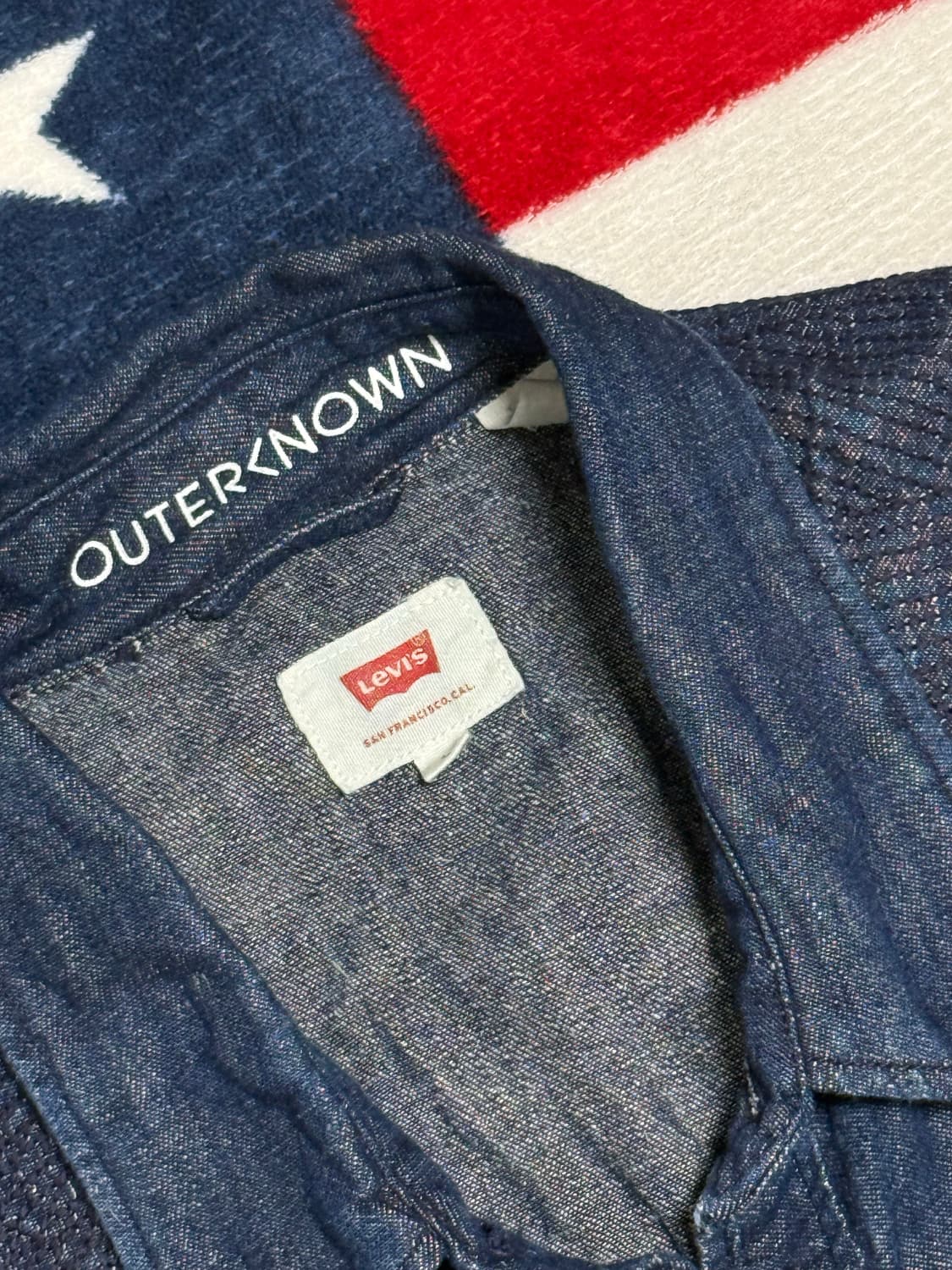 리바이스 샴브레이셔츠 Levi’s Chambray shirt 인디고빈티지 상품이미지6