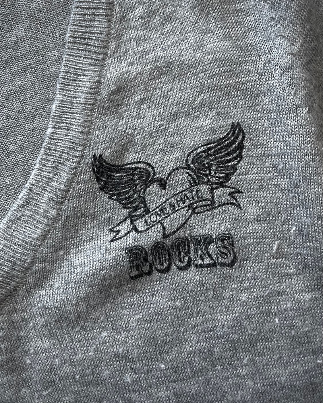 INGNI Japan Rock Printed V-Neck Knit 상품이미지3