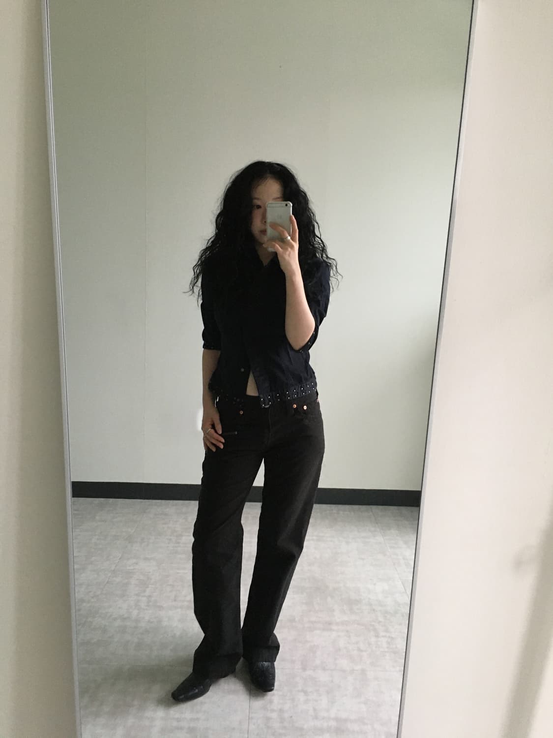 levi’s) straight jeans black 상품이미지2