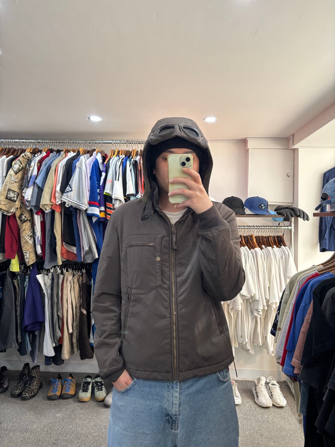 CP company NYCRA 나일론 쉘 고글 자켓 상품이미지6