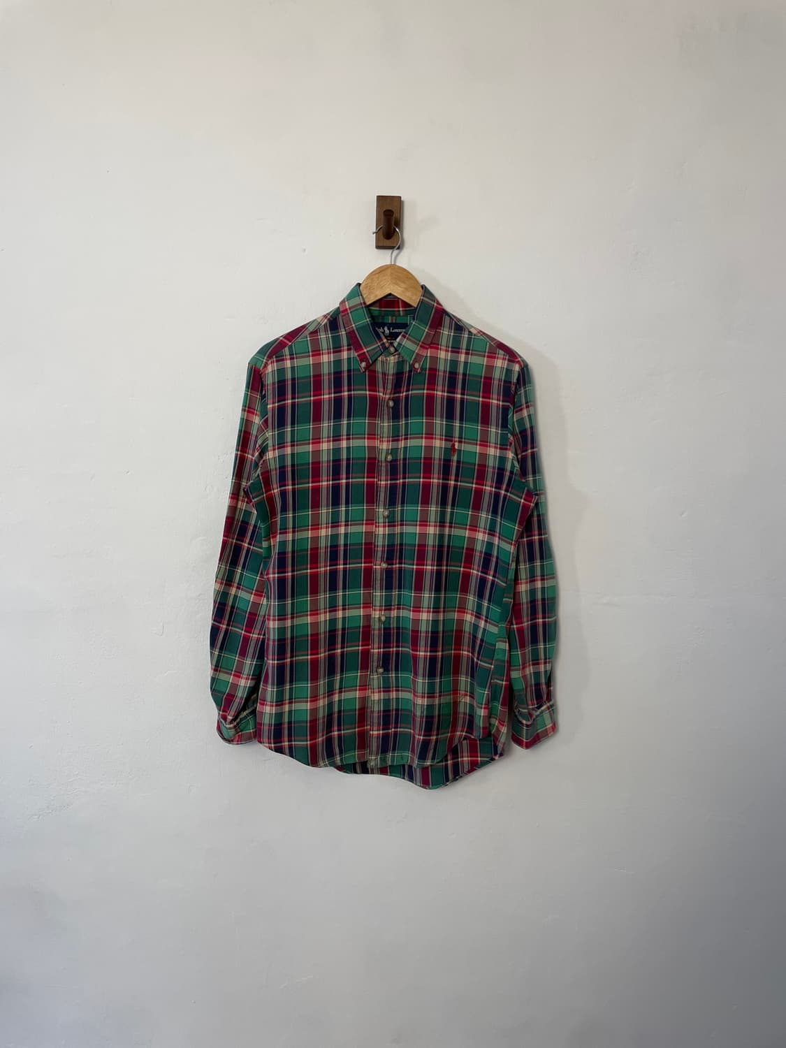 폴로 커스텀핏 체크 셔츠  상품이미지1