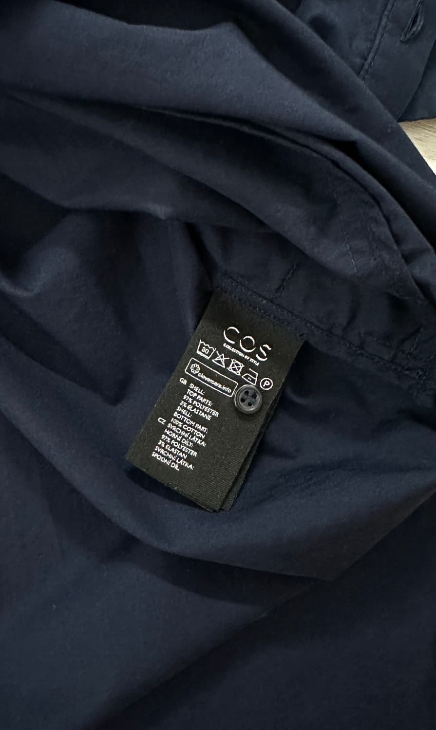 [코스] 여성 배색 원피스 S사이즈 상품이미지9