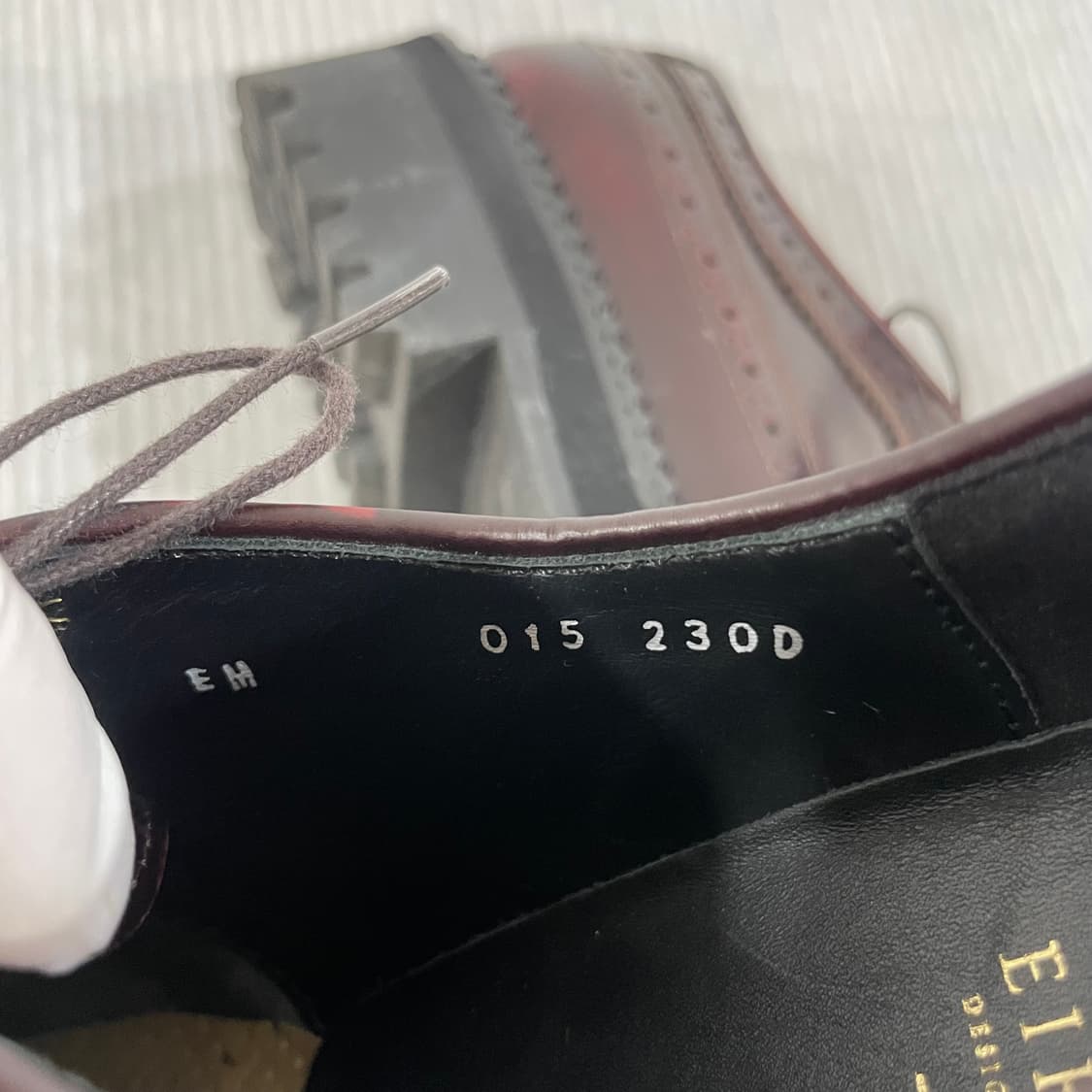 914) 에이레네 윙팁 구두 230mm 상품이미지8