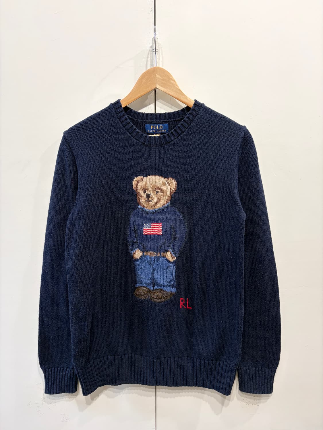 폴로 랄프로렌 보이즈 베어 니트 스웨터 상품이미지1