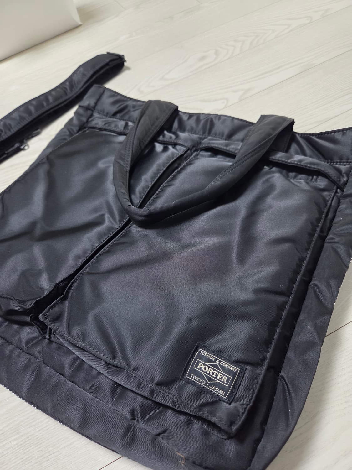 포터탱커 투웨이 토트백 블랙 상품이미지10