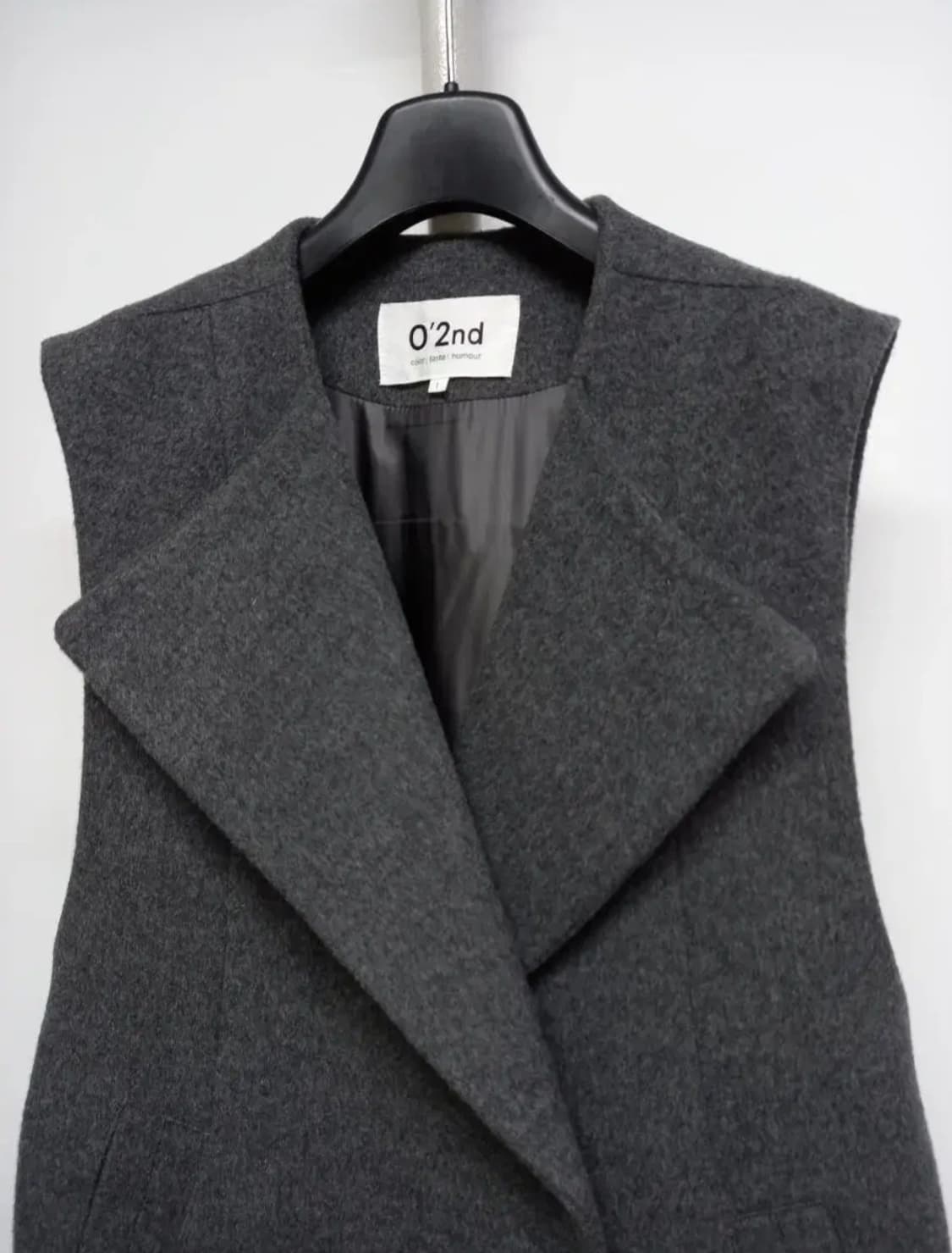 오즈세컨 핸드메이드형 롱 베스트 55.66 상품이미지7