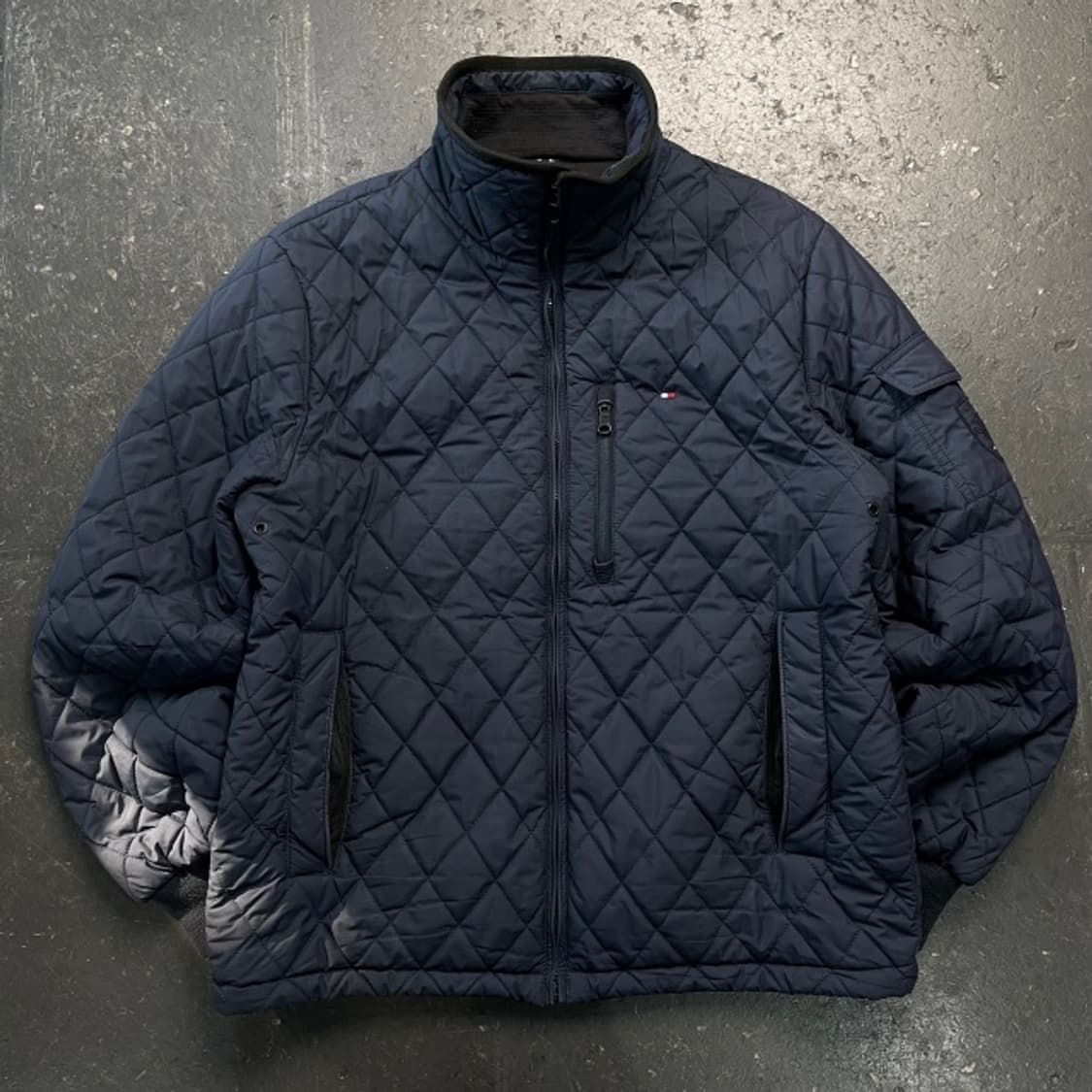 100 타미힐피거 퀄팅 자켓 상품이미지1