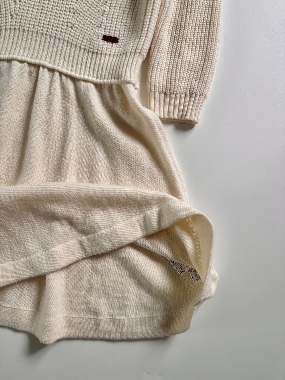 Burberry 버버리 블루라벨 아이보리 케이블 니트 원피스 상품이미지6