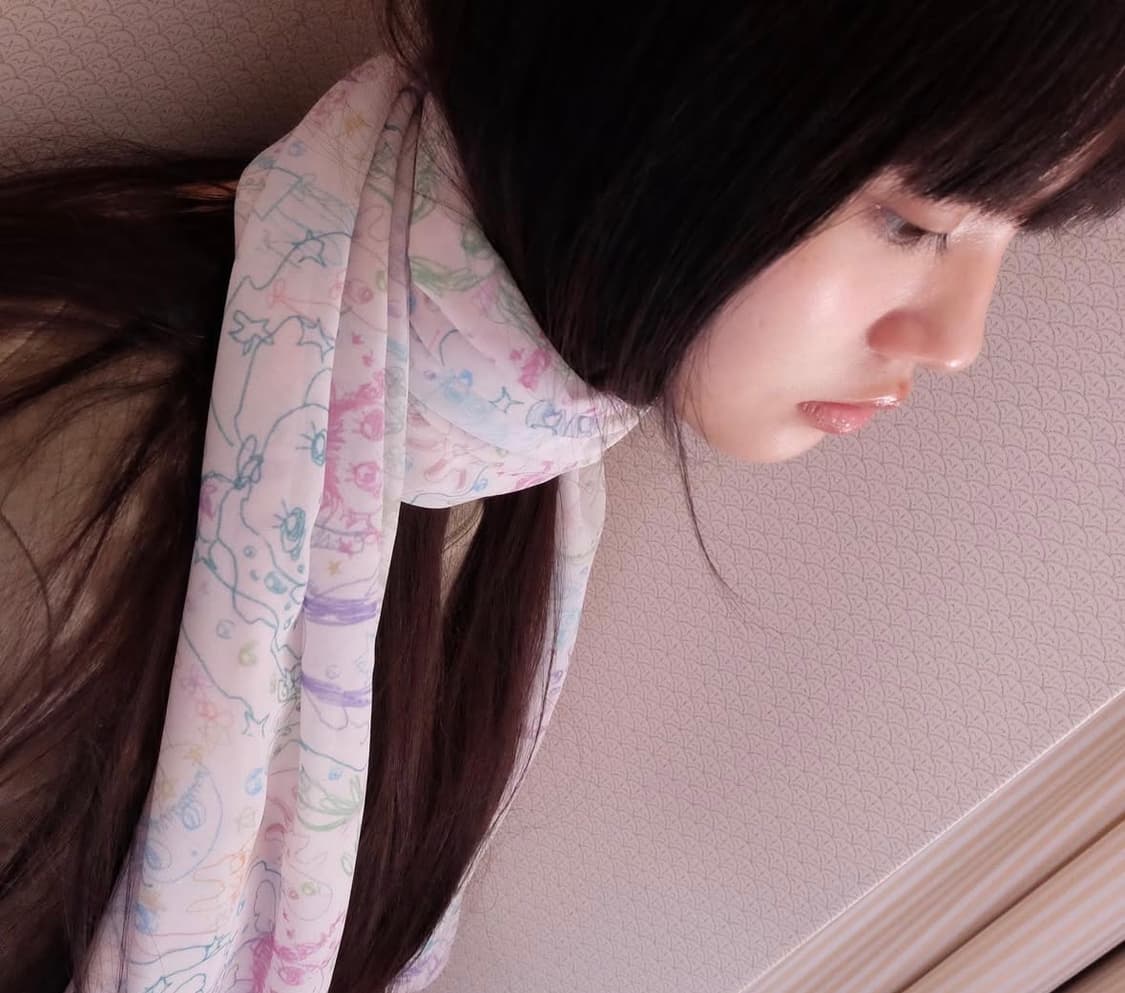 스튜디오알로이 드로잉 스카프 상품이미지1