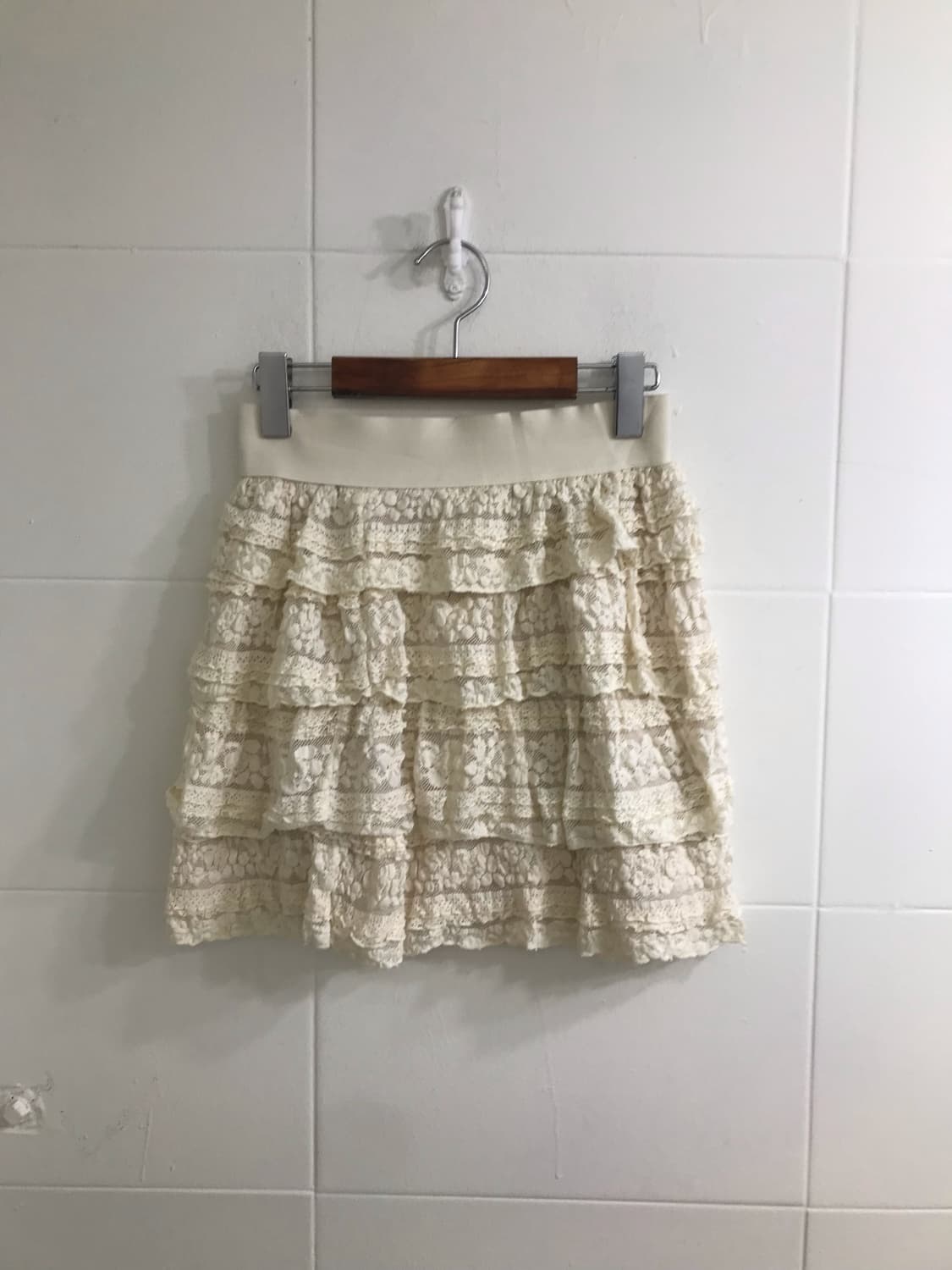 민트 자켓 하구미 모리 케이프 레이스 코디세트 상품이미지9