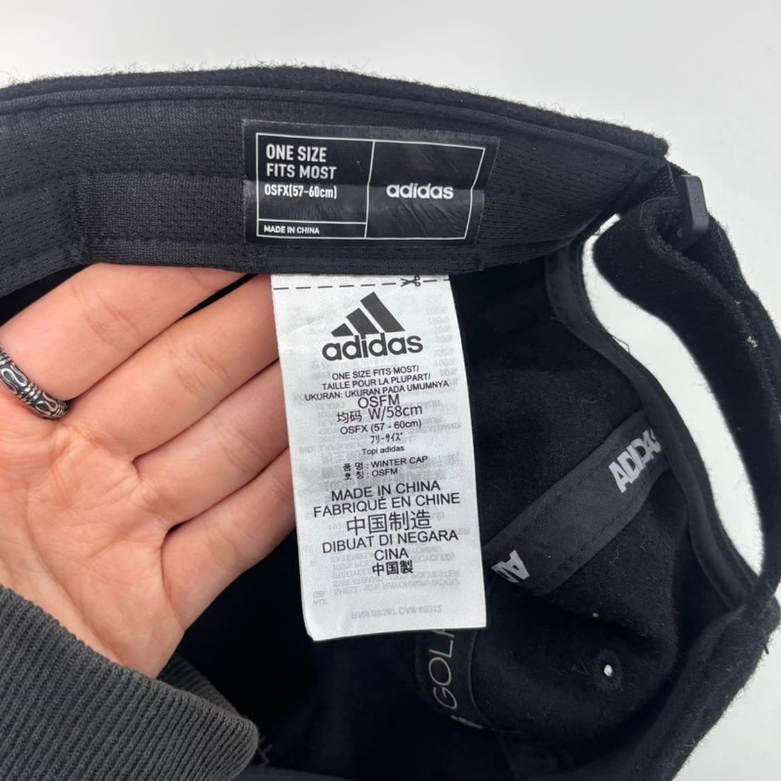 ADIDAS 골프 뉴로고 볼캡 블랙 상품이미지6
