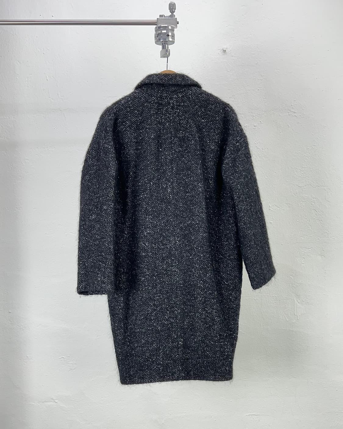 이자벨 마랑 에뚜왈 블랙 헤링본 울 싱글 코트 상품이미지6