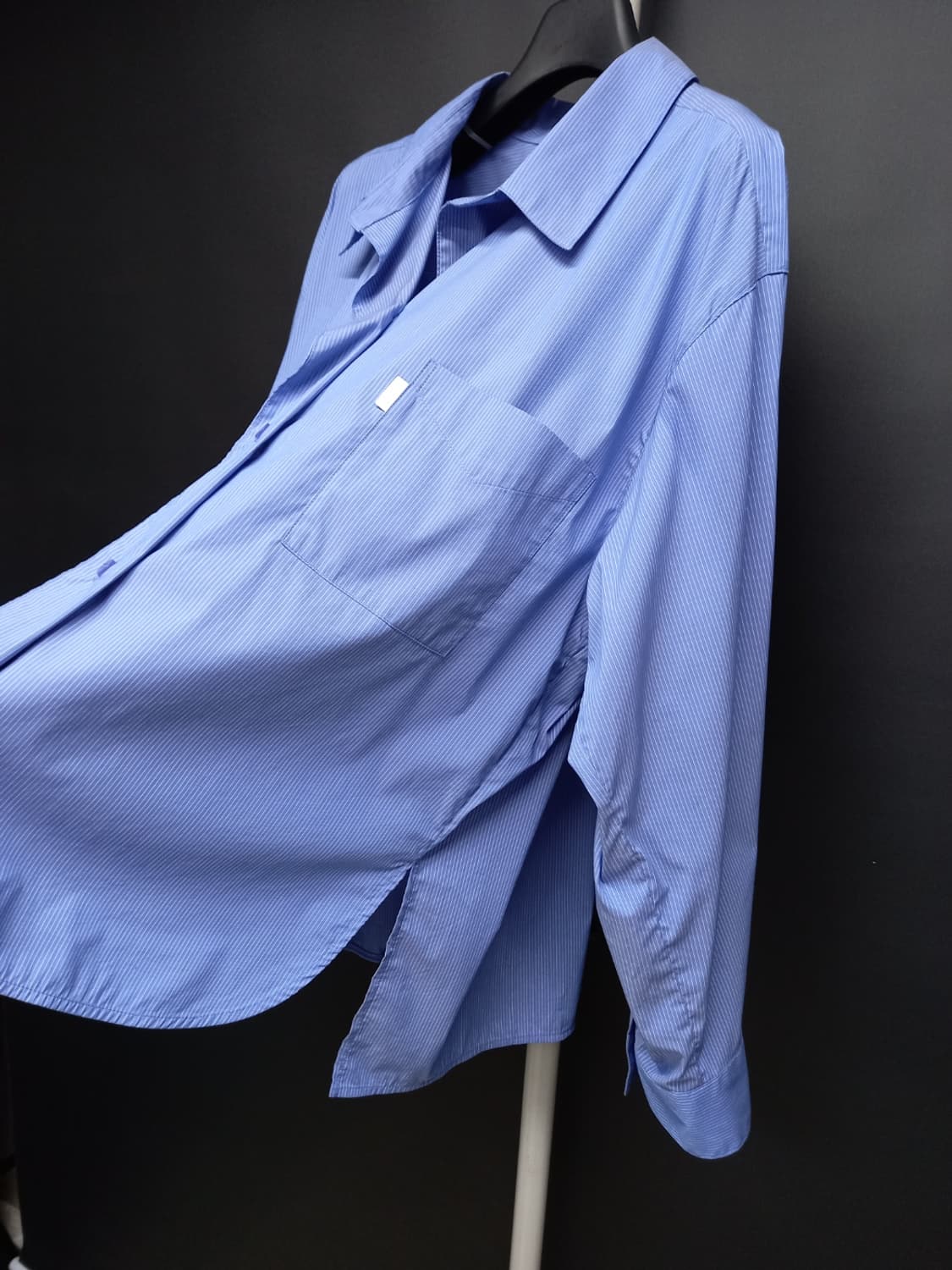 새 시스템 춘하추 루즈박시핏 스트라이프 남방블라우스 F 상품이미지6