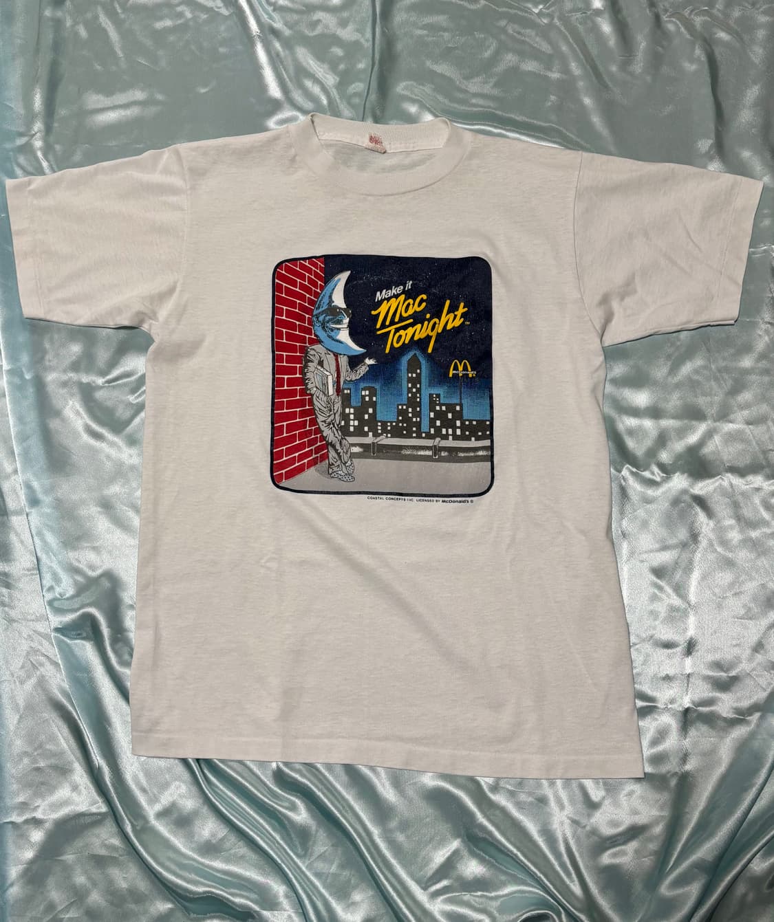80s USA Mac Tonight 맥투나잇 맥도날드 빈티지 티셔츠 상품이미지4