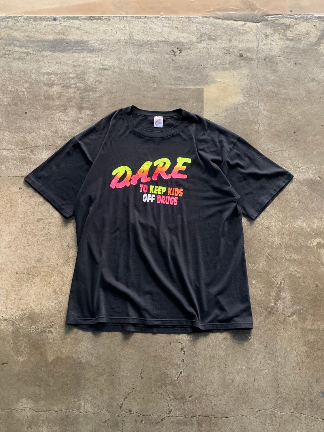 90s DARE 마약 단속 프로그램 프로모션 티셔츠 상품이미지1