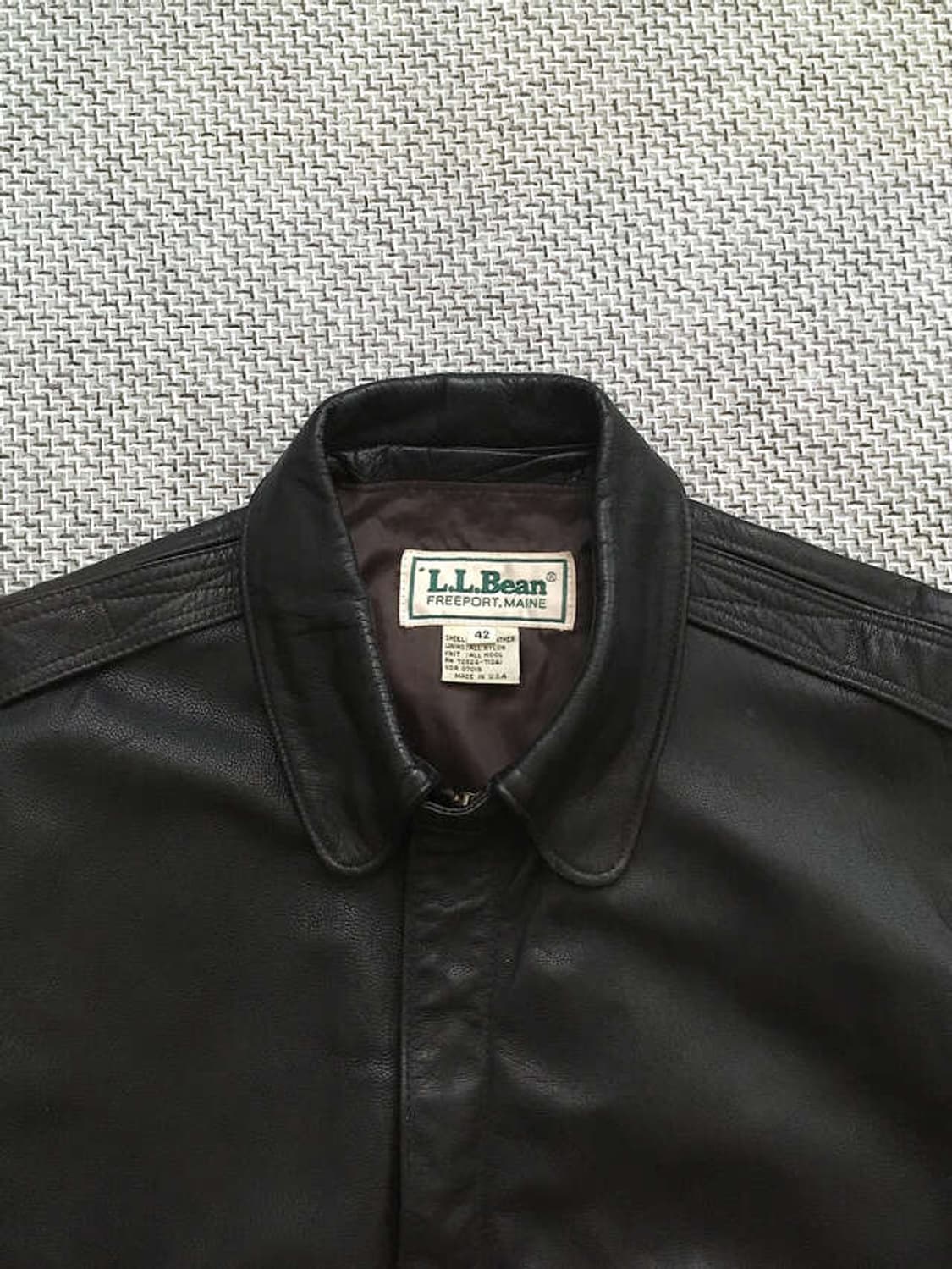 90s USA made A-2 leather flight jacket 상품이미지2