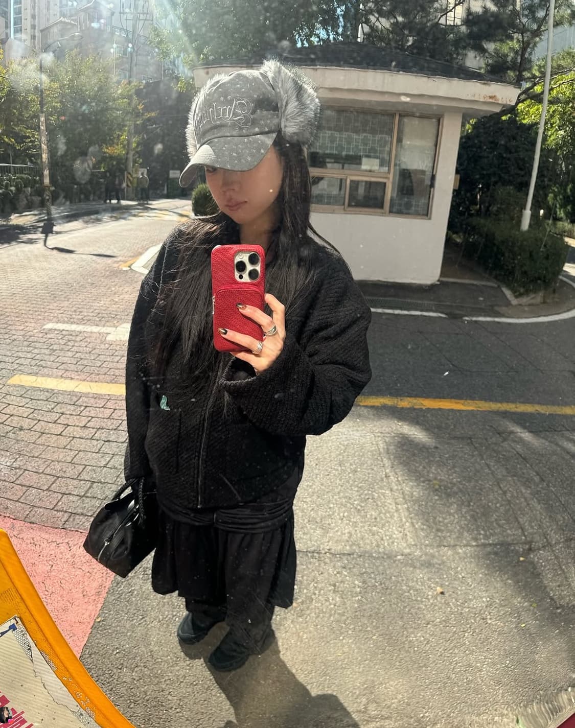 테레루 Crewneck Jacket (black) 상품이미지3