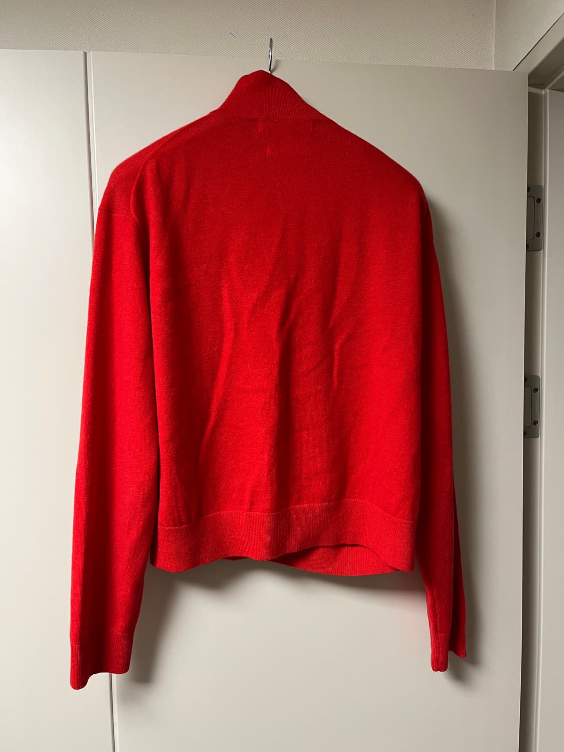 [브라운야드]Cashmere Stand Collar 가디건 레드_(4) 상품이미지7