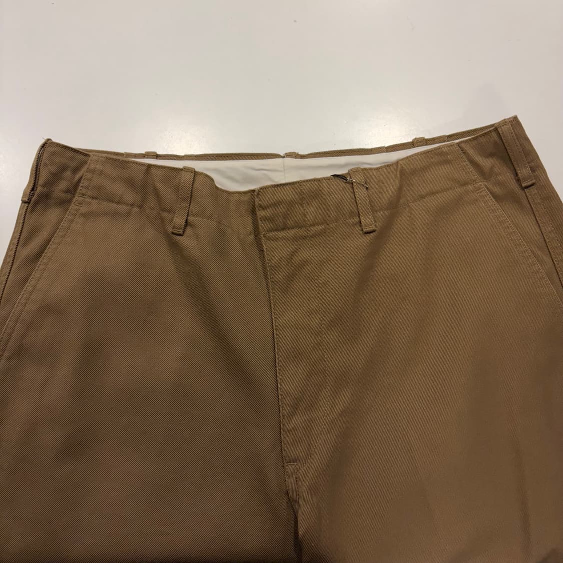 [82] 유니클로 U 브라운 코튼 면바지 팬츠 D316 상품이미지5