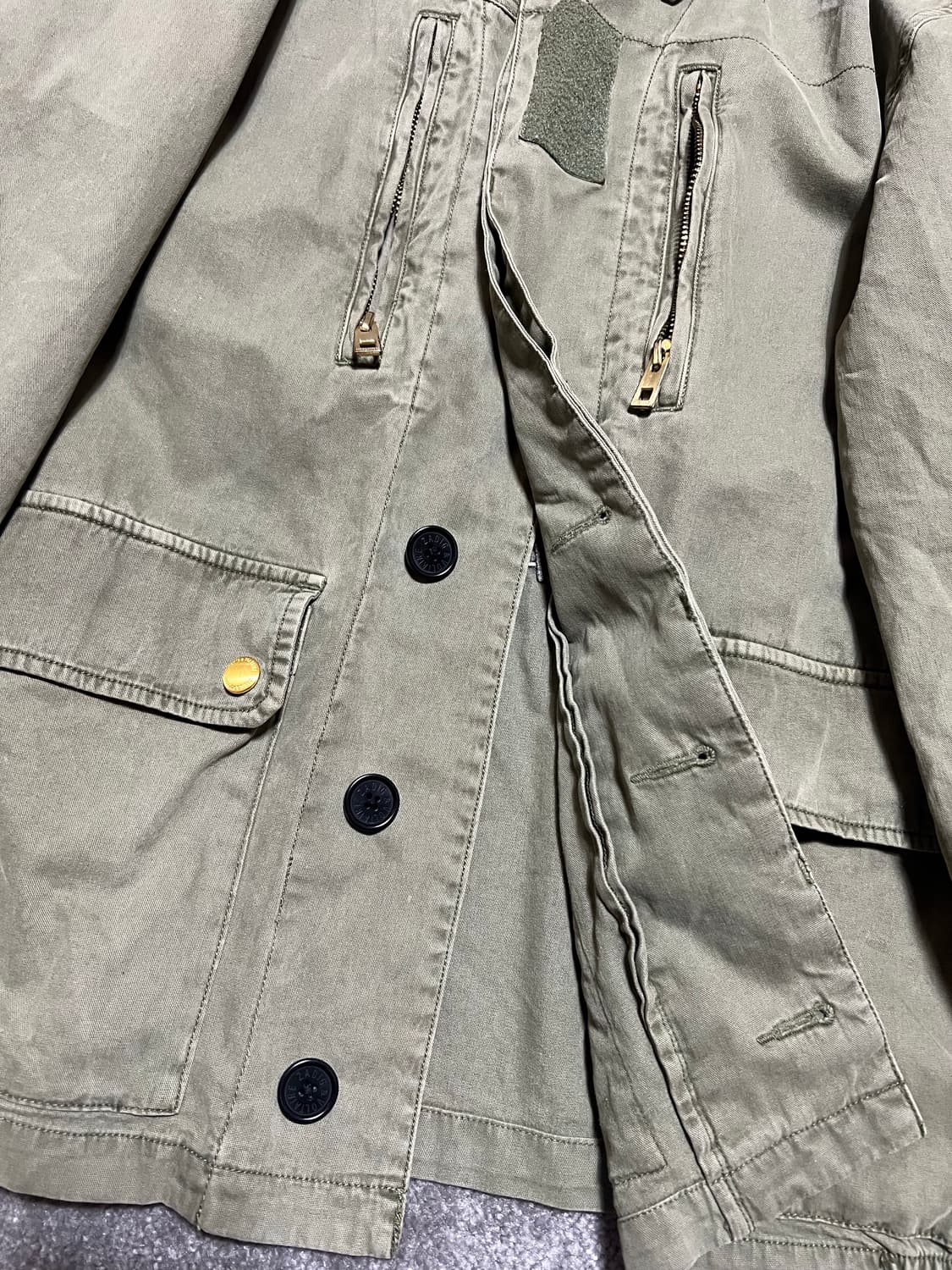 쟈딕앤볼테르 러브 클럽 밀리터리 야상자켓 상품이미지3