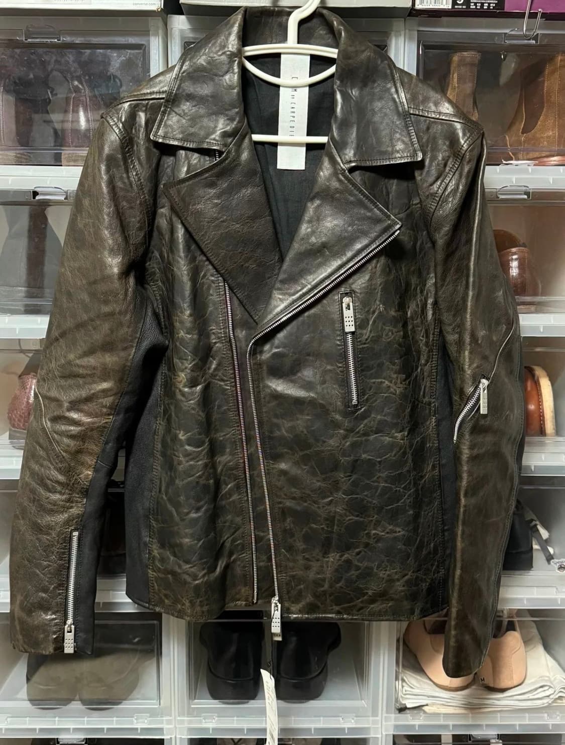 Carpe diem sheepskin leather jacket 상품이미지1