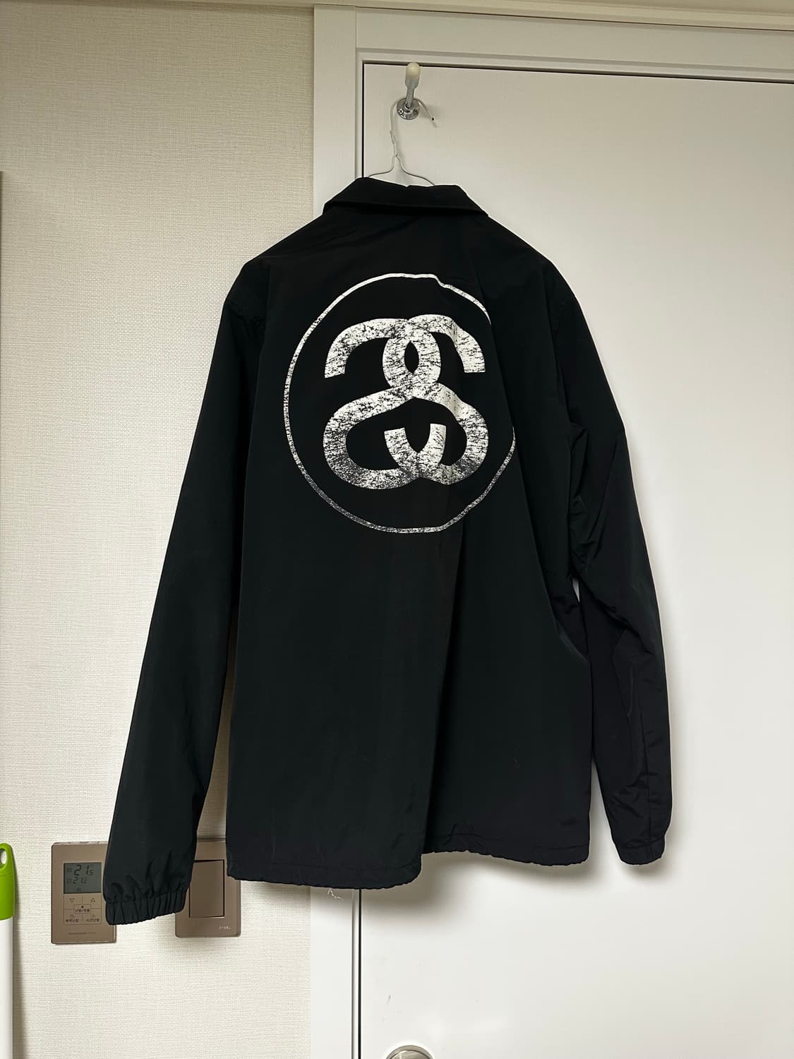 스투시 더블s 코치자켓 black L 사이즈 상품이미지2