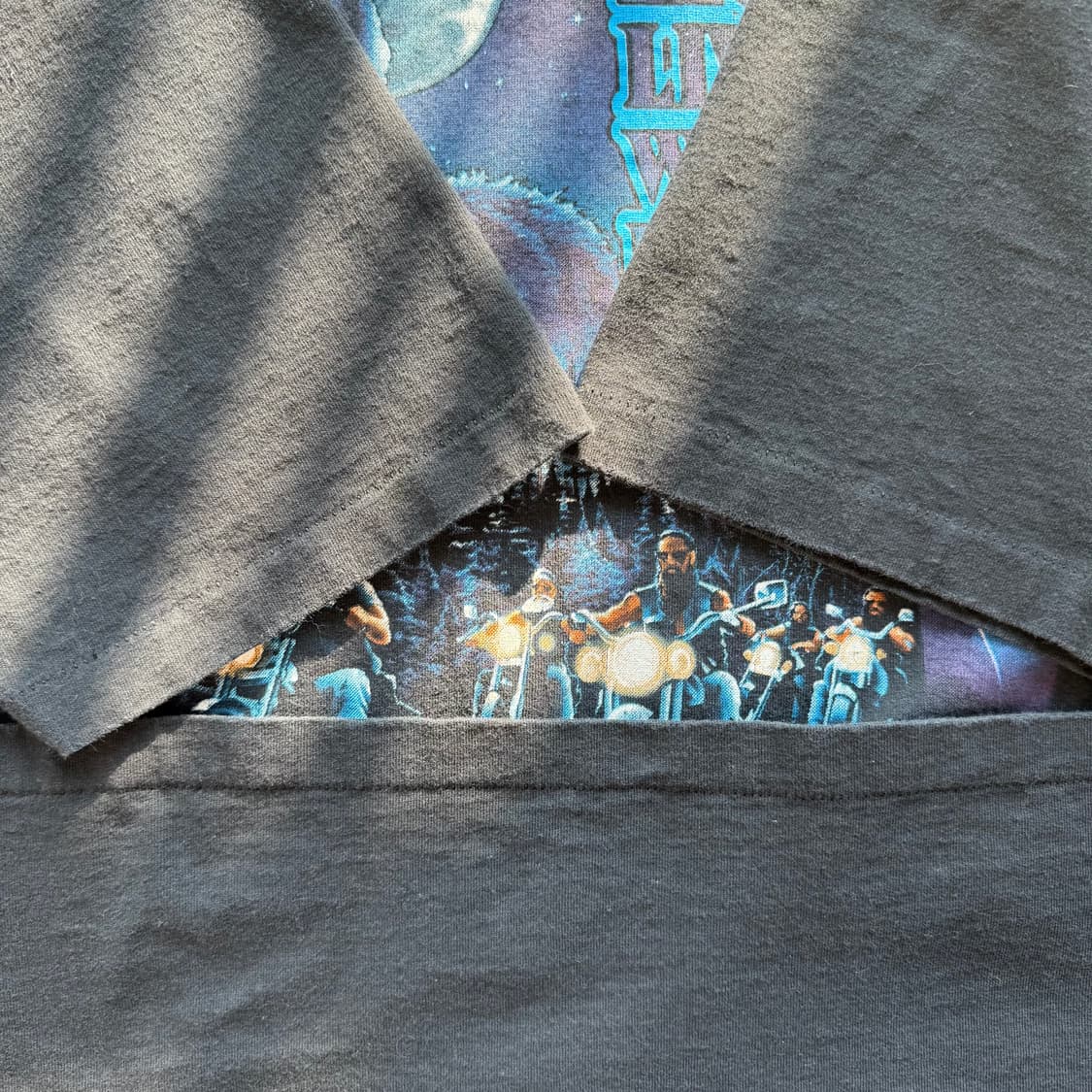 1991 usa 할리데이비슨 wolf 티셔츠 상품이미지6