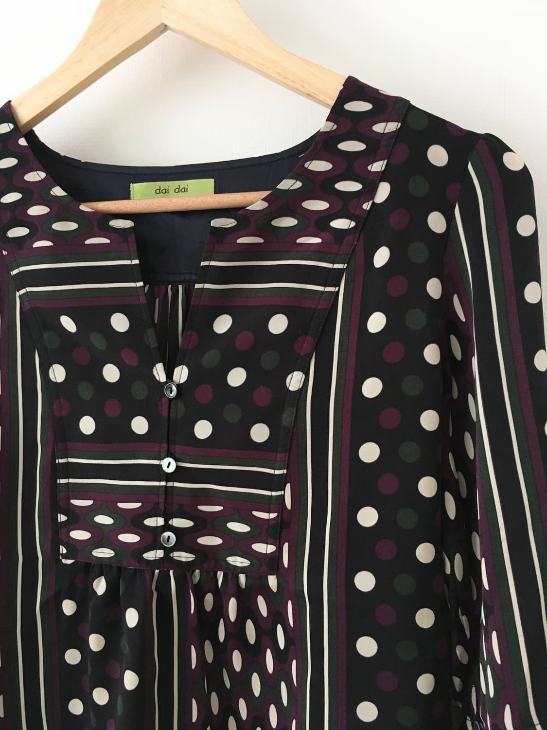 dai dai pattern blouse 상품이미지4