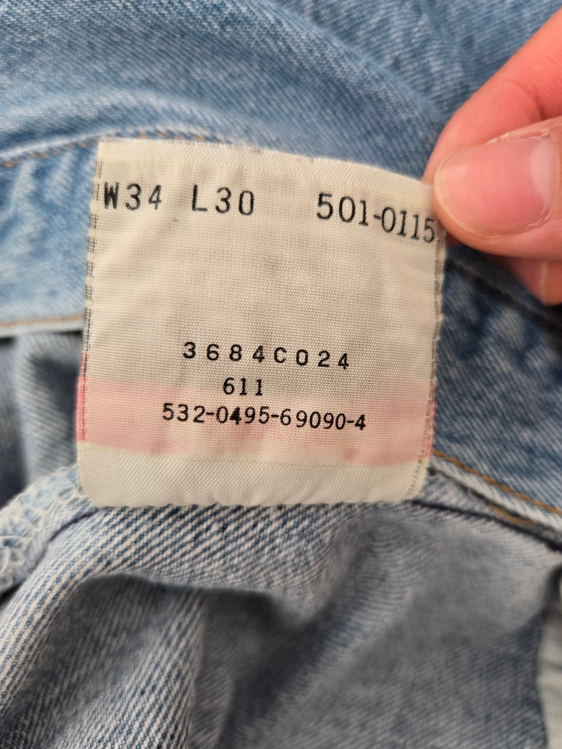 90s madenin usa levis 501 34/30 상품이미지4